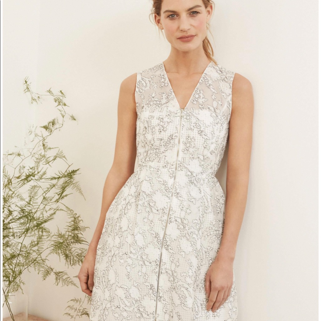 Whistles Marrion Double Layer Dress Us Sz 6